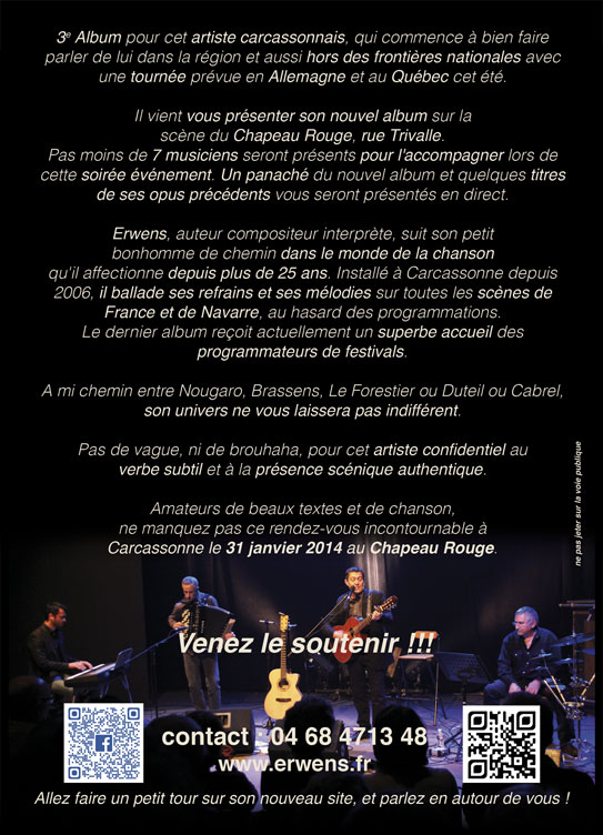 Concert d’inauguration du Nouvel Album « EPONYME »