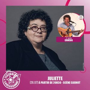 Erwens au Festival de Carcassonne en première partie de Juliette